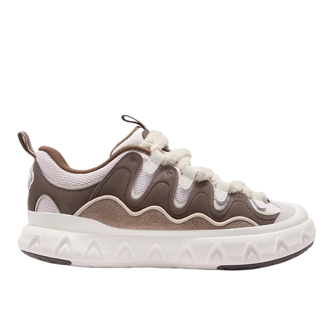 Кроссовки FILA FUSION PISA FLAT Cone Shoes Кеды для скейтбординга Низкий Топ Светло-фиолетовый Кварц Коричневый Женские - изображение 2