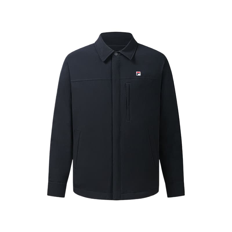 Зимняя куртка FILA Легендарный синий Мужской Пуховики - изображение 1