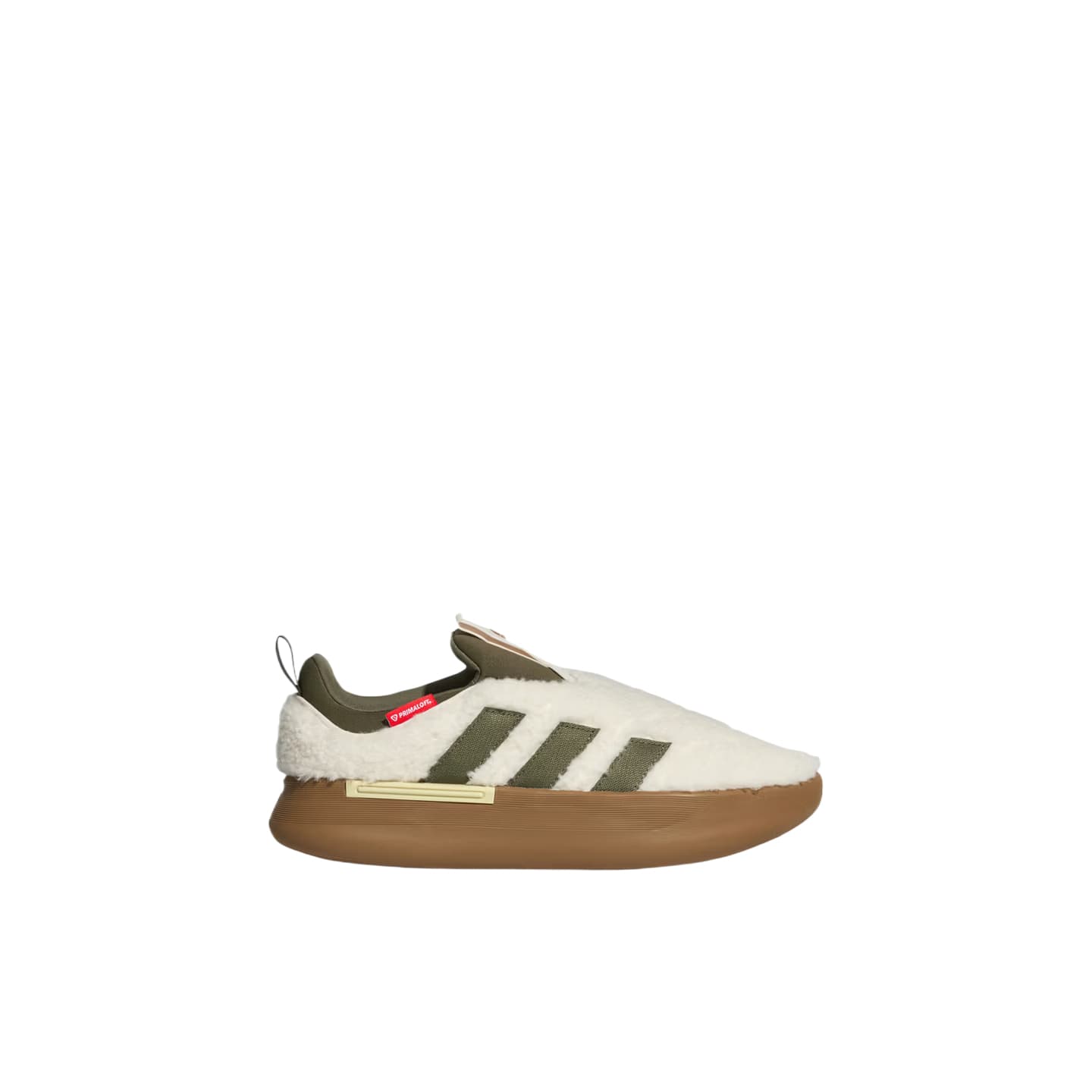 Кроссовки Adidas Adipuff Утепленная обувь Low Топ Белый Оливково-зеленый Унисекс - изображение 2