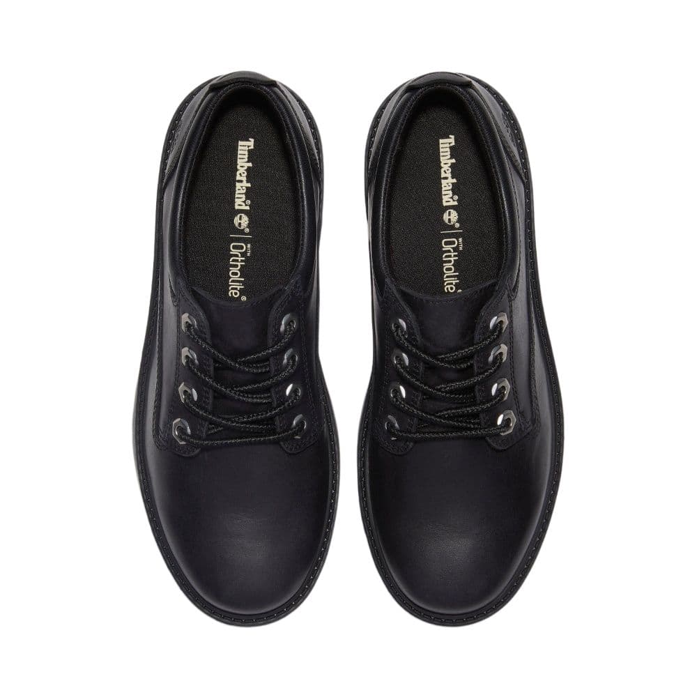 TIMBERLAND Городской отдых на открытом воздухе Повседневные кожаные туфли MID Топ Черный Женские - изображение 3