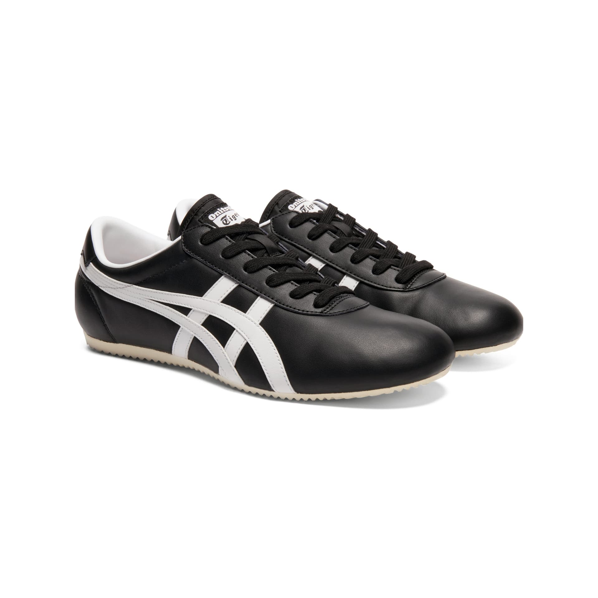 Кроссовки Onitsuka Tiger Tai-Chi Лоу-топы Повседневная обувь Унисекс Черный Белый - изображение 3