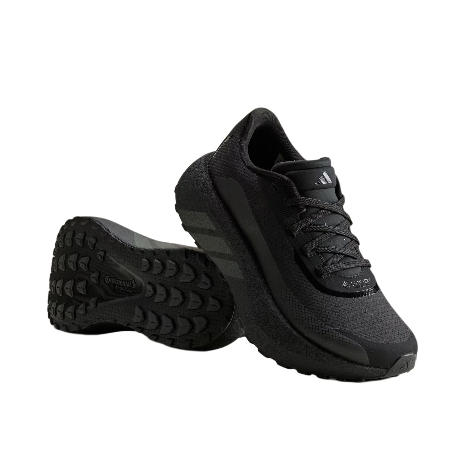 Кроссовки для бега Adidas HYPERBOOST Беговые кроссовки Низкий Топ Основной черный Серый Six Основной черный Женские - изображение 4
