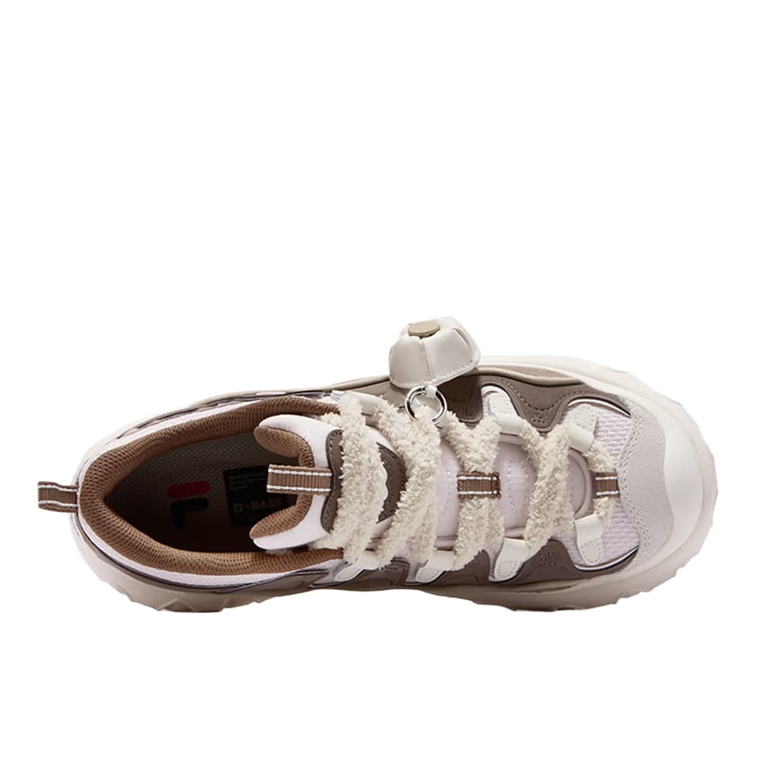 Кроссовки FILA FUSION PISA FLAT Cone Shoes Кеды для скейтбординга Низкий Топ Светло-фиолетовый Кварц Коричневый Женские - изображение 3