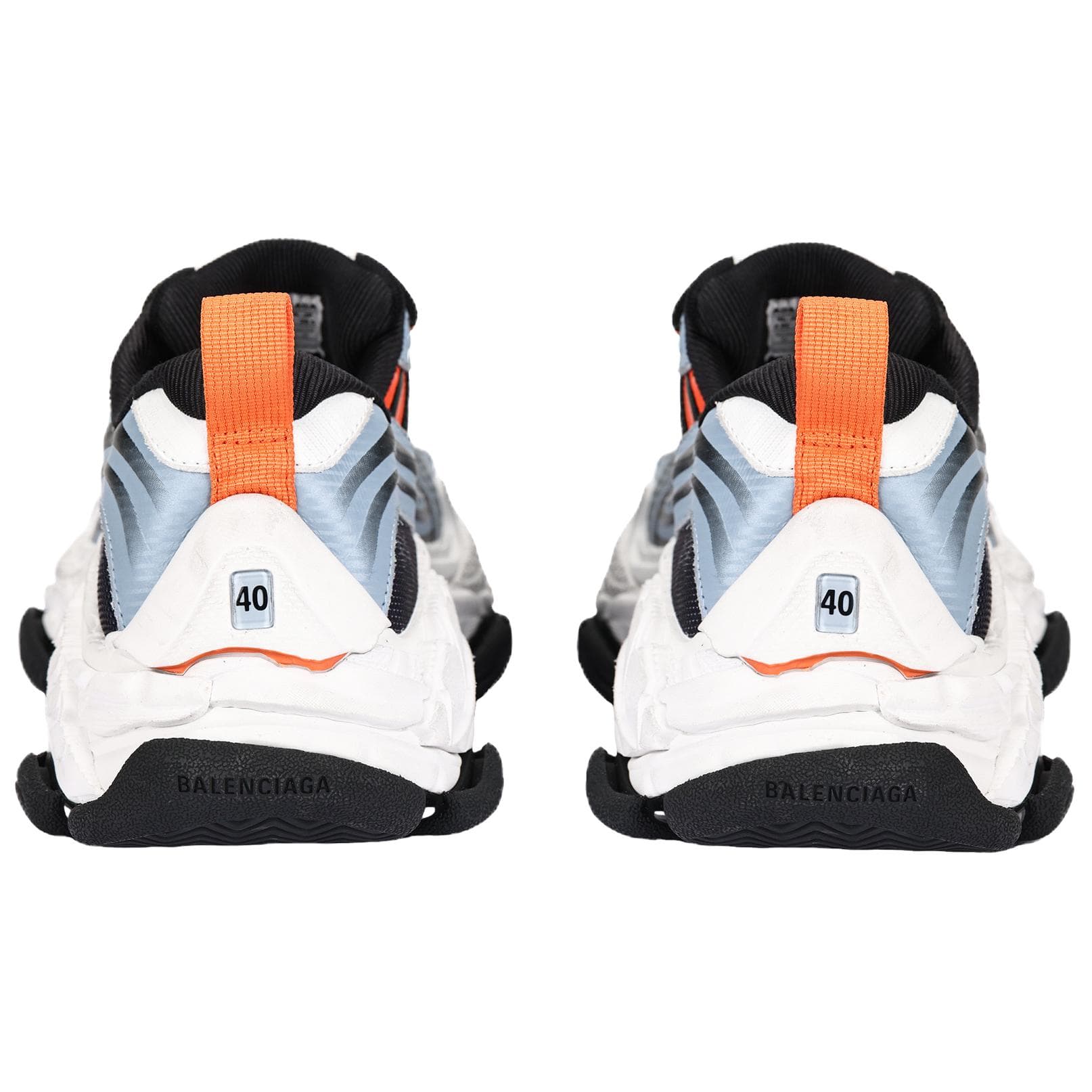 Кроссовки Balenciaga Triple S.2 Массивные кроссовки Low Топ Синий Белый Мужской - изображение 4