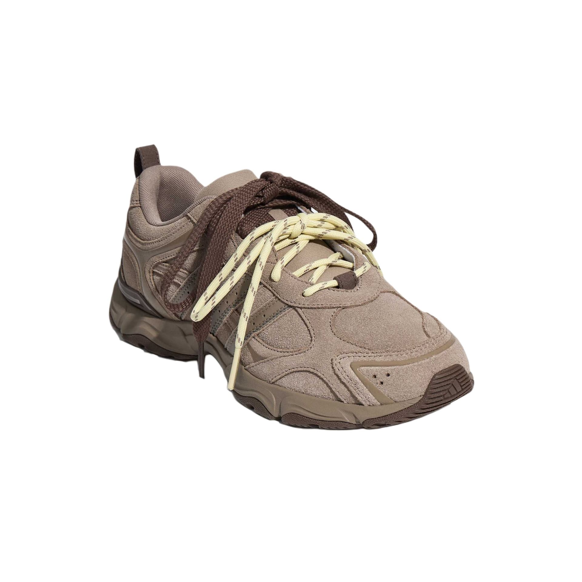 Кроссовки Adidas WHISPER GLIDE Повседневная обувь Низкий Топ Розовый Коричневый Землистый Коричневый Близкий Желтый Женские - изображение 3