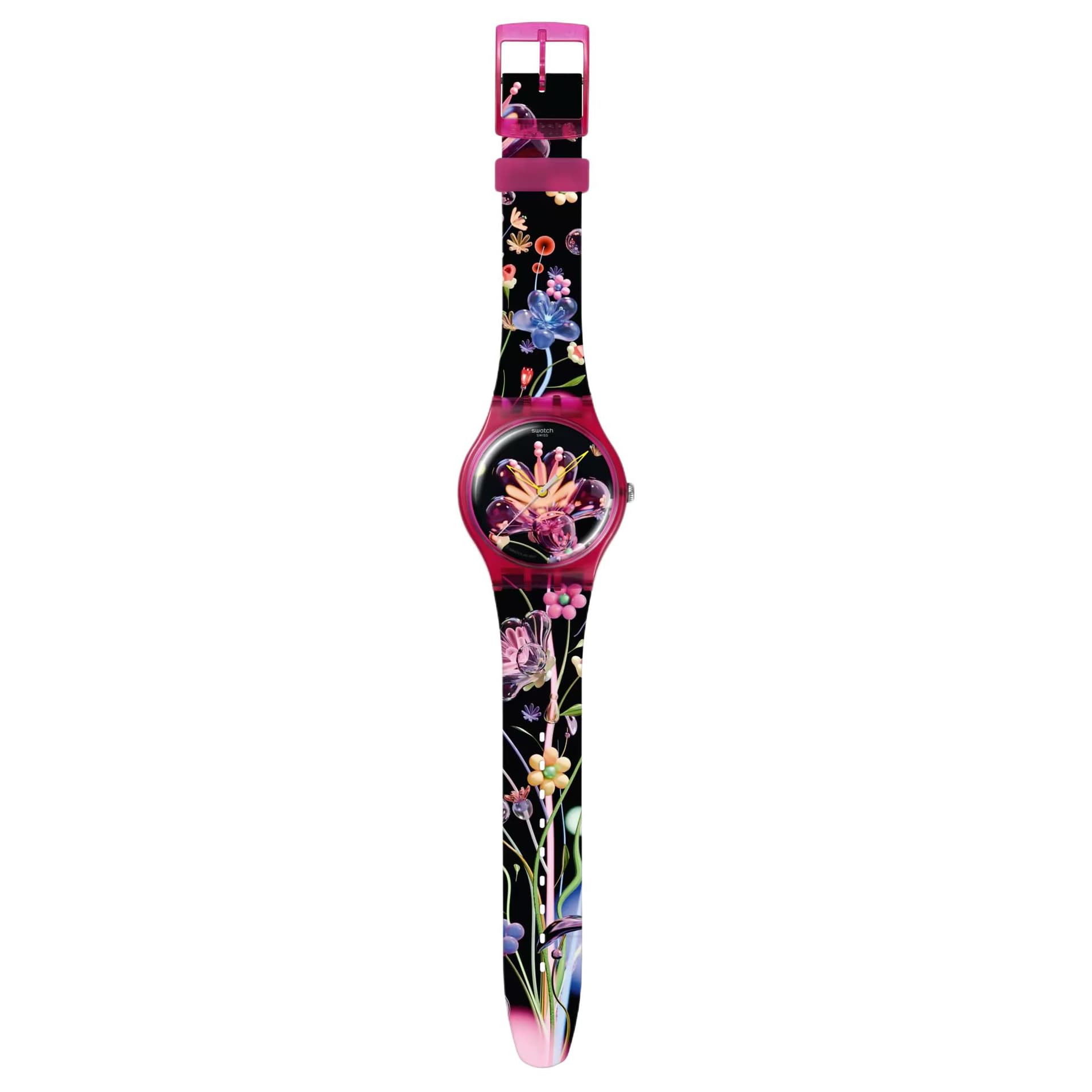 Часы Swatch Quartz Механизм Унисекс Часы 41 мм Черные - изображение 3