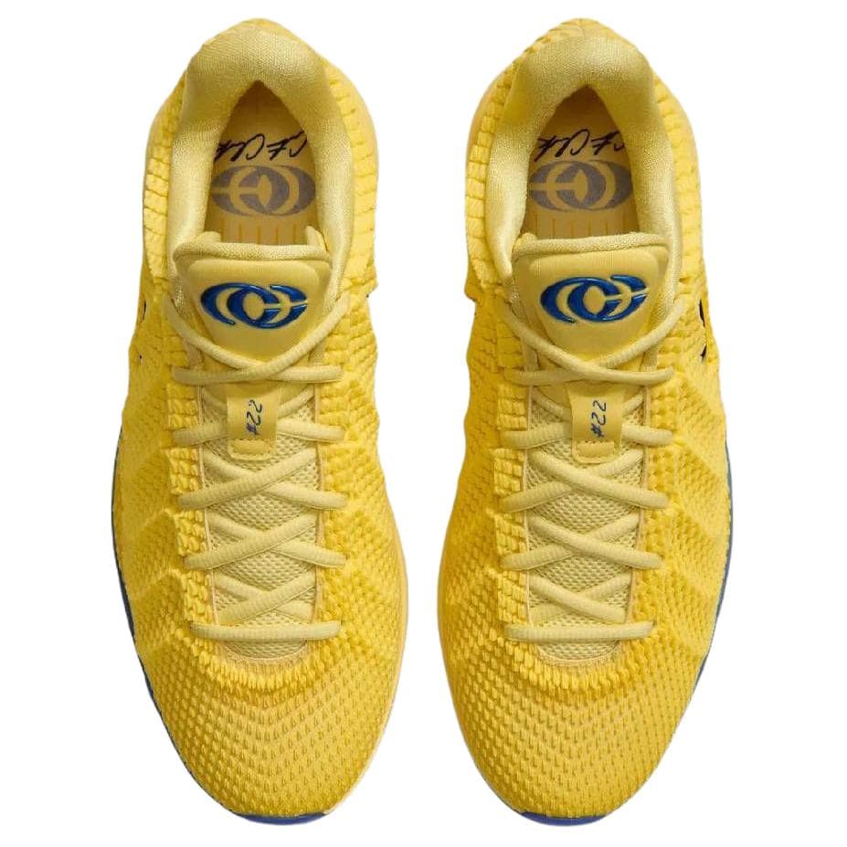 Кроссовки для баскетбола NIKE Caitlin 1 Баскетбольные кроссовки Low Топ Горчичный желтый Унисекс - изображение 4