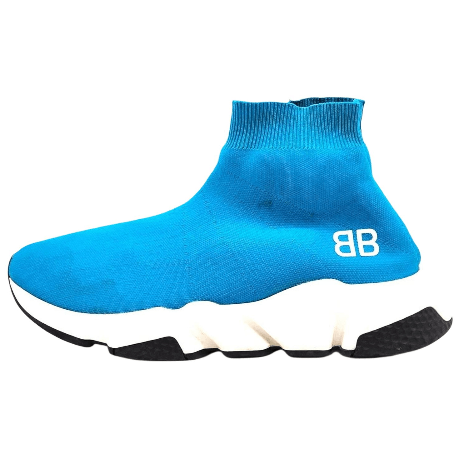 Кроссовки Balenciaga Speed Повседневная обувь High Топ Синий Женские - изображение 1