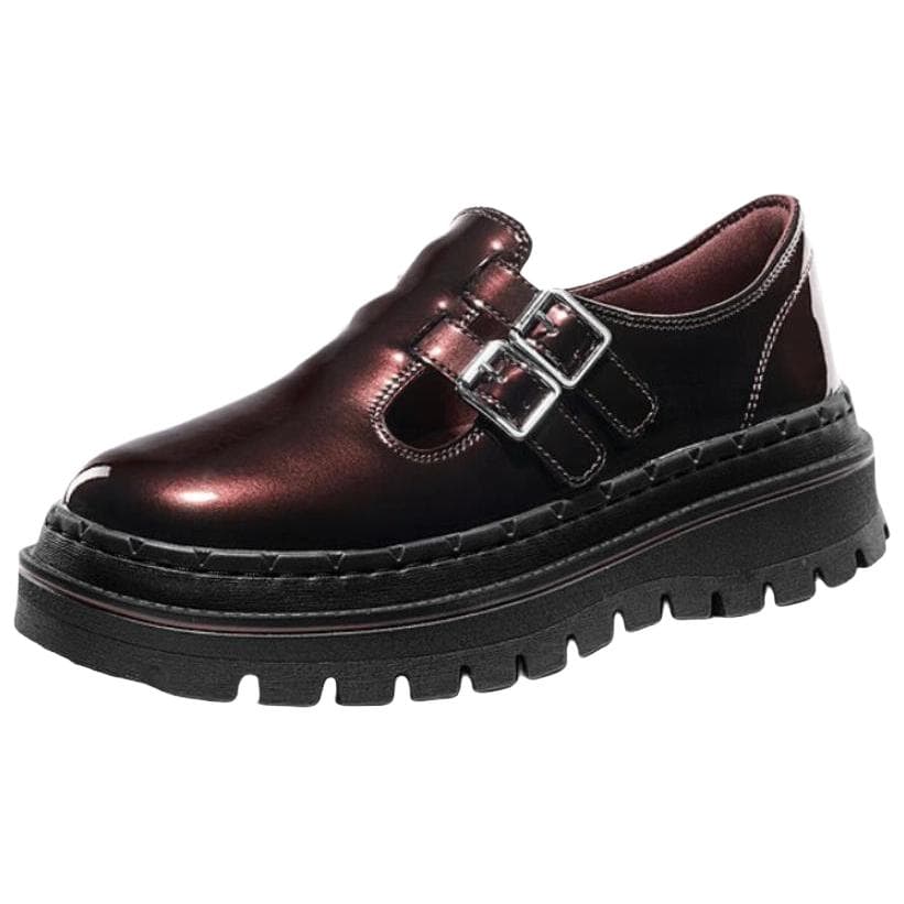 Skechers Modern Comfort Повседневные кожаные туфли Low Топ Бургундский Женские - изображение 3