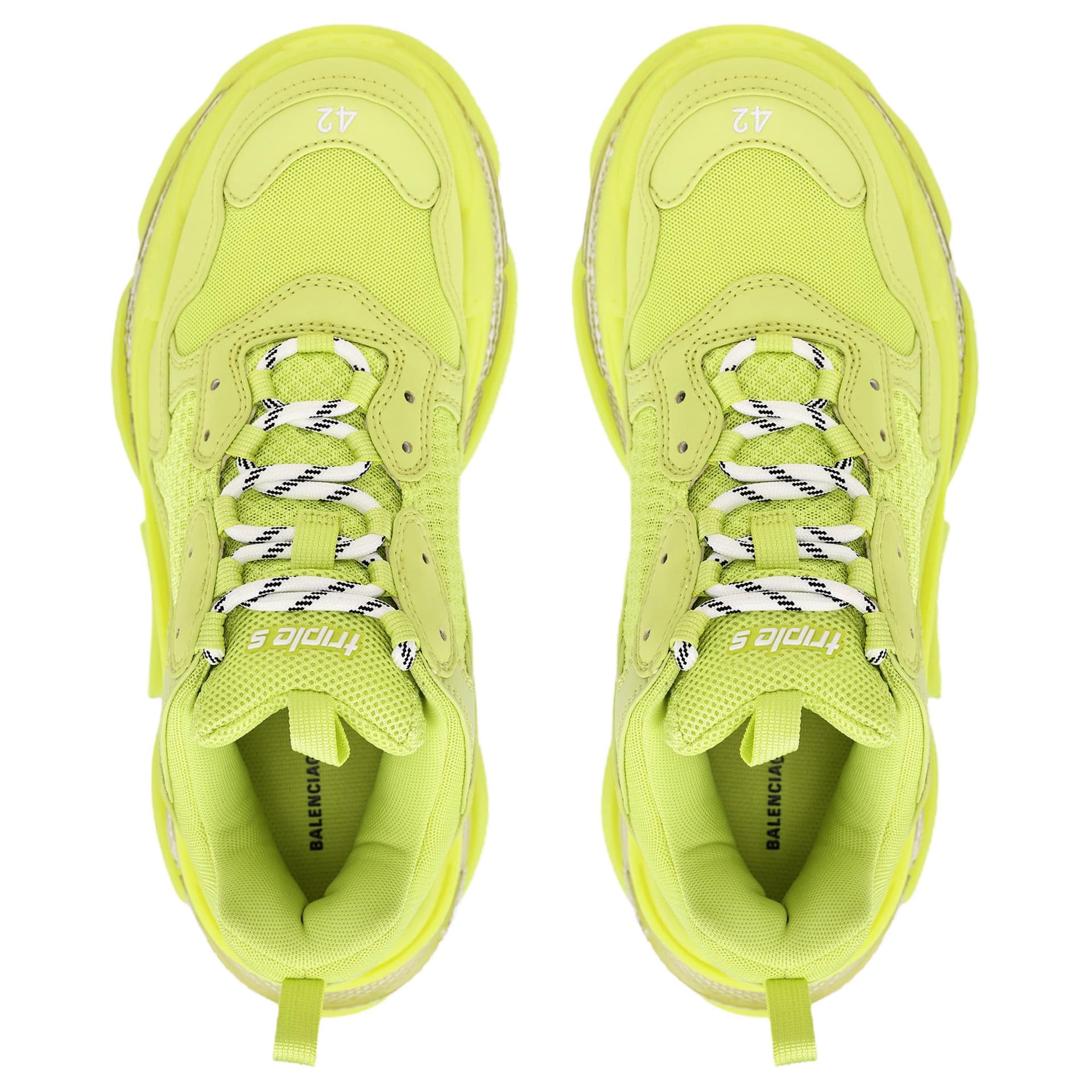 Кроссовки Balenciaga Triple S Yellow - изображение 3