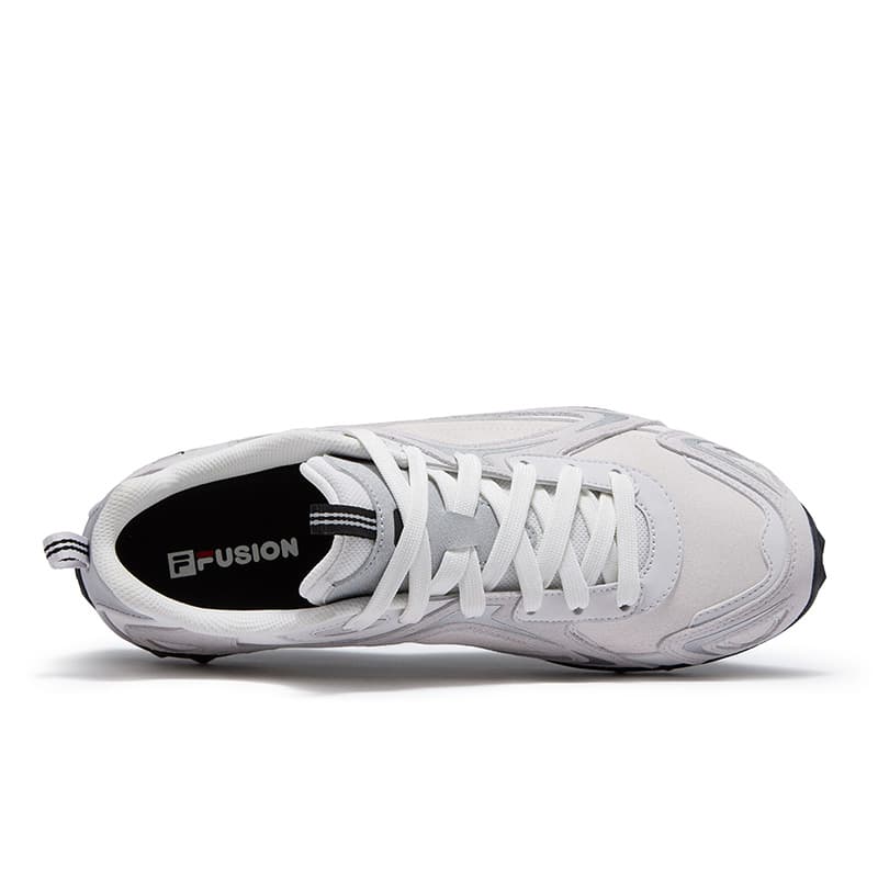 Кроссовки FILA FUSION BIANCO SLIM Лоу-топы Повседневная обувь Мужская Белый Космический Серебряный - изображение 4