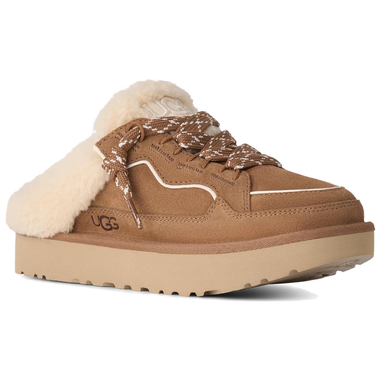 Сандалии UGG Lowmel Закрытые тапочки Коричневый Женские - изображение 5