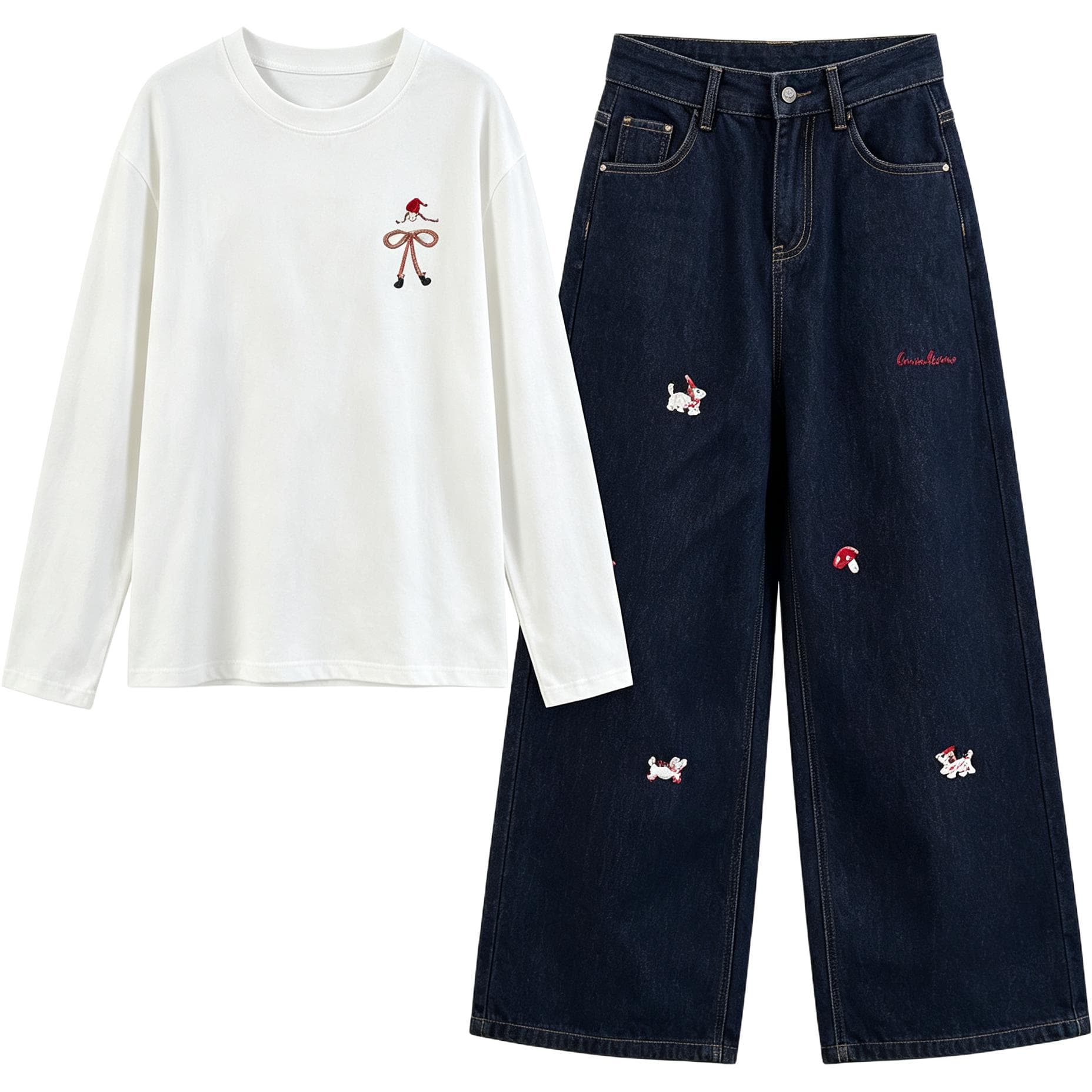 SHIBU 79051 Топ+Штаны Kids Повседневный Спортивный Костюм Комплекты - изображение 1
