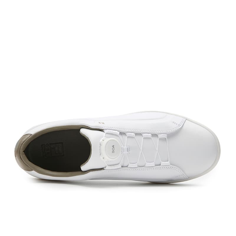 Кроссовки для гольфа fila GF 1911 Trainer Обувь для гольфа Low Топ FILA белый Мужской - изображение 4