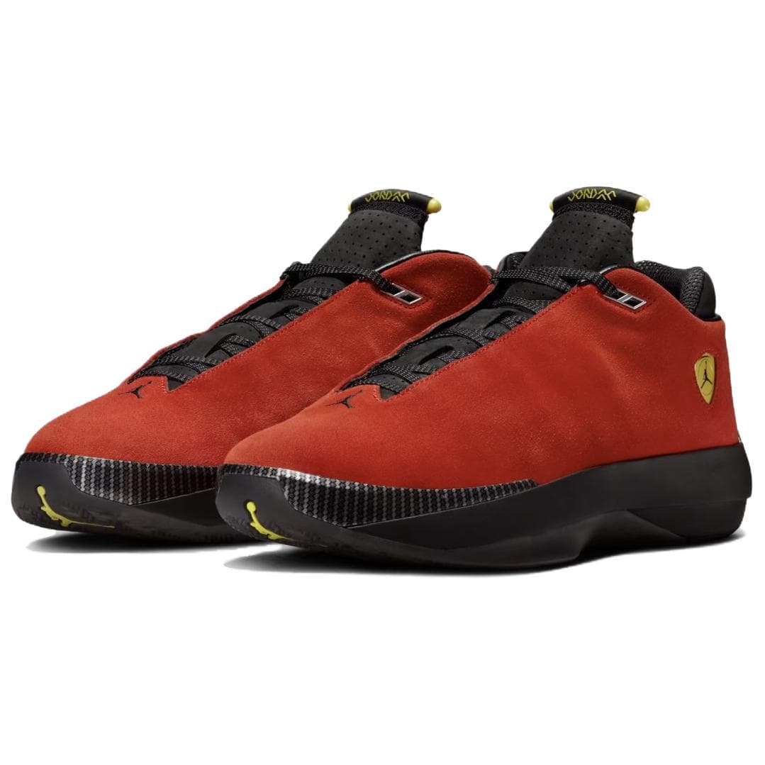 Ретро баскетбольные кроссовки Jordan X Феррари Air Jordan 4014 Low Топ Ретро-баскетбольные кроссовки Унисекс Красный черный - изображение 3