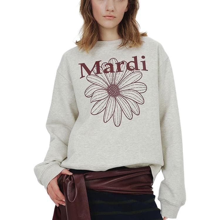 Кофта MARDI MERCREDI Овсяный Бургунди Женский Свитшот - изображение 1