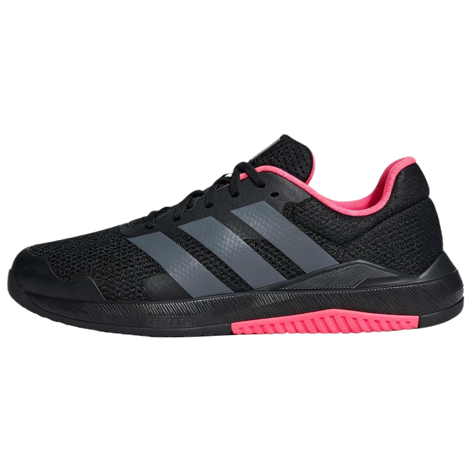 Кроссовки для спортзала Adidas Dropset Тренировочные кроссовки Low Топ Черный Асфальтовый серый Вихрь Неоново-красный Унисекс - изображение 1