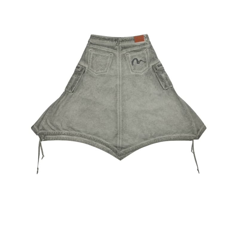 Юбка EVISU Повседневный Длинный Юбка Женские - изображение 2