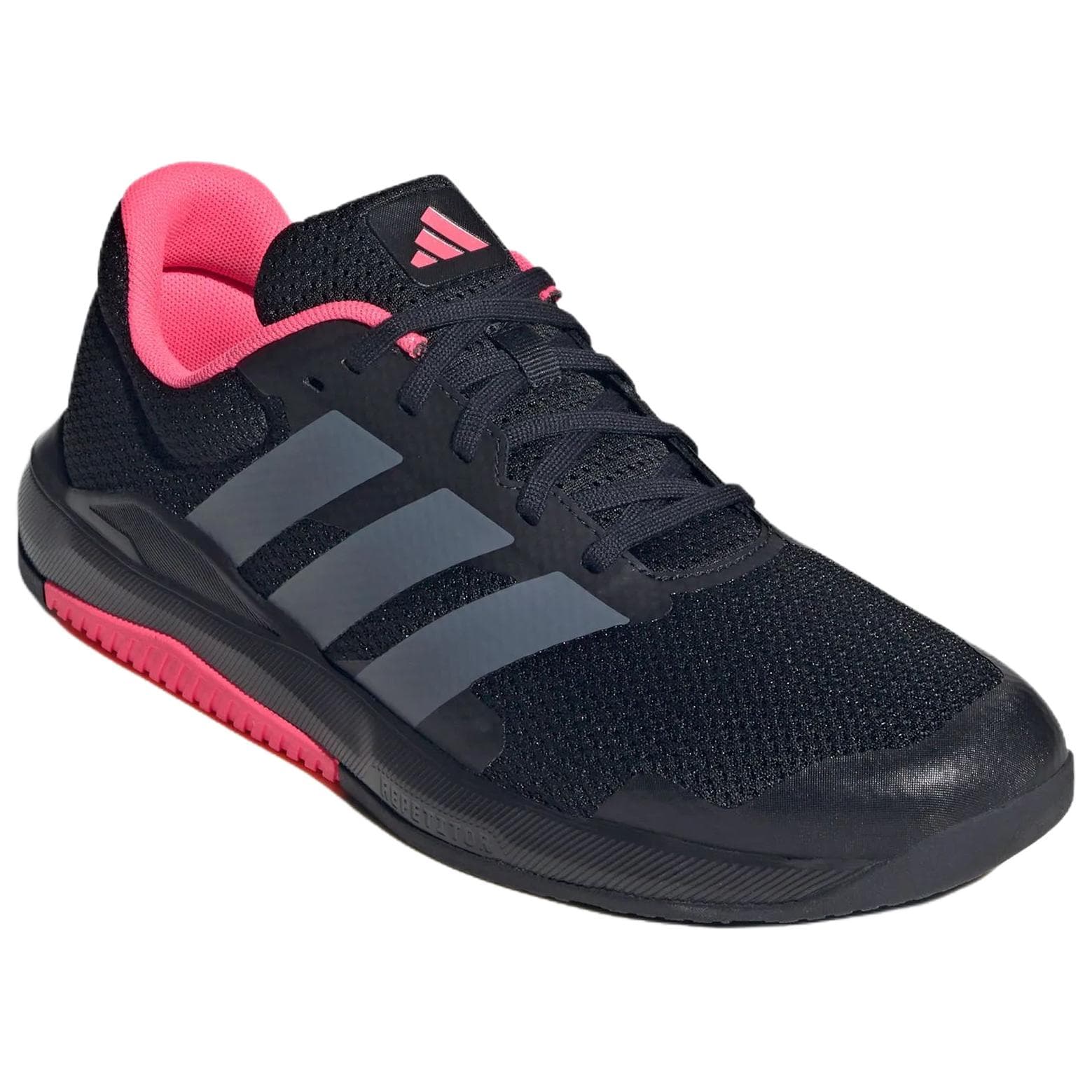Кроссовки для спортзала Adidas Dropset Тренировочные кроссовки Low Топ Черный Асфальтовый серый Вихрь Неоново-красный Унисекс - изображение 3