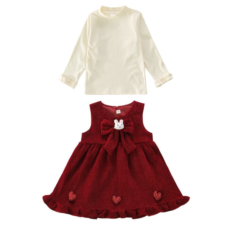 PIERRE CARDIN Красный Набор волшебных цветов Kids Комплекты с юбкой - изображение 2