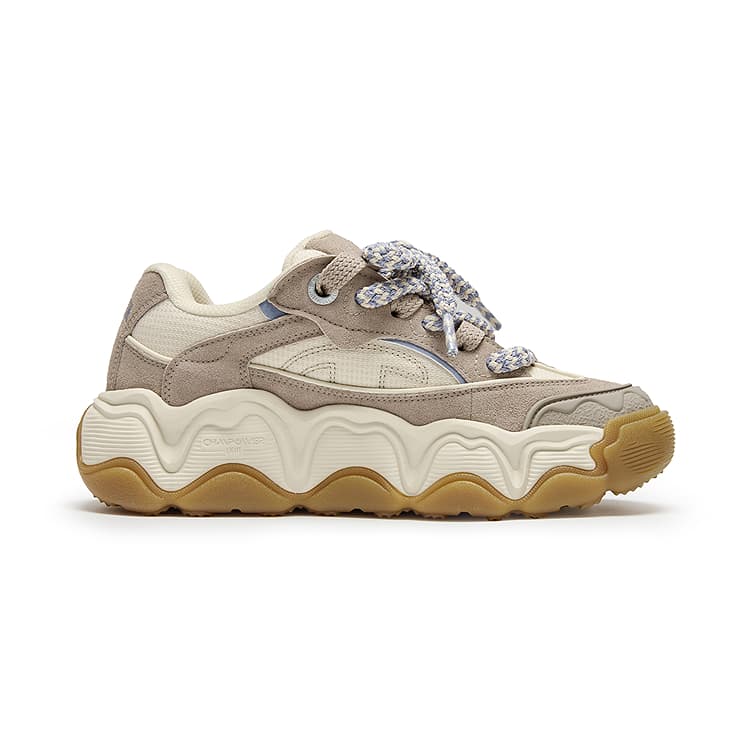 Кроссовки Champion Skate Shoes Low-Top Pine Velvet Light Brown Linen Men's - изображение 2