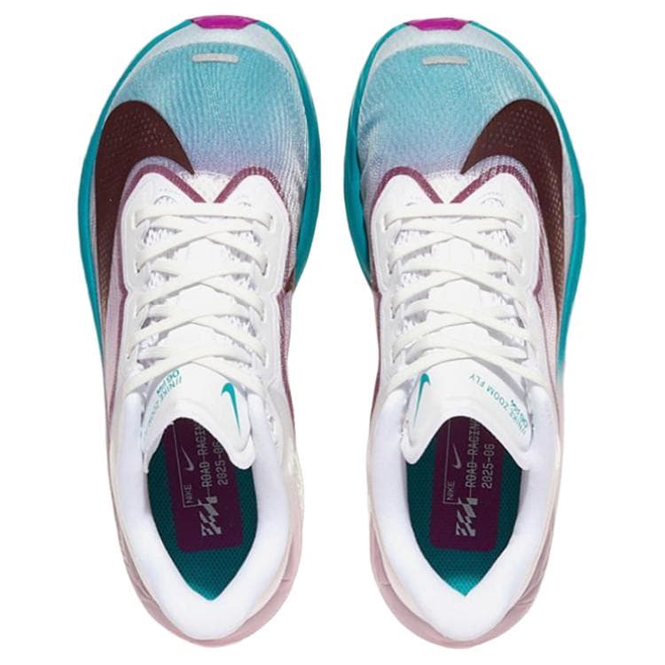 Кроссовки для бега NIKE Zoom Fly 6 Беговые кроссовки Low Топ Белый фиолетовый Синий Женские - изображение 4