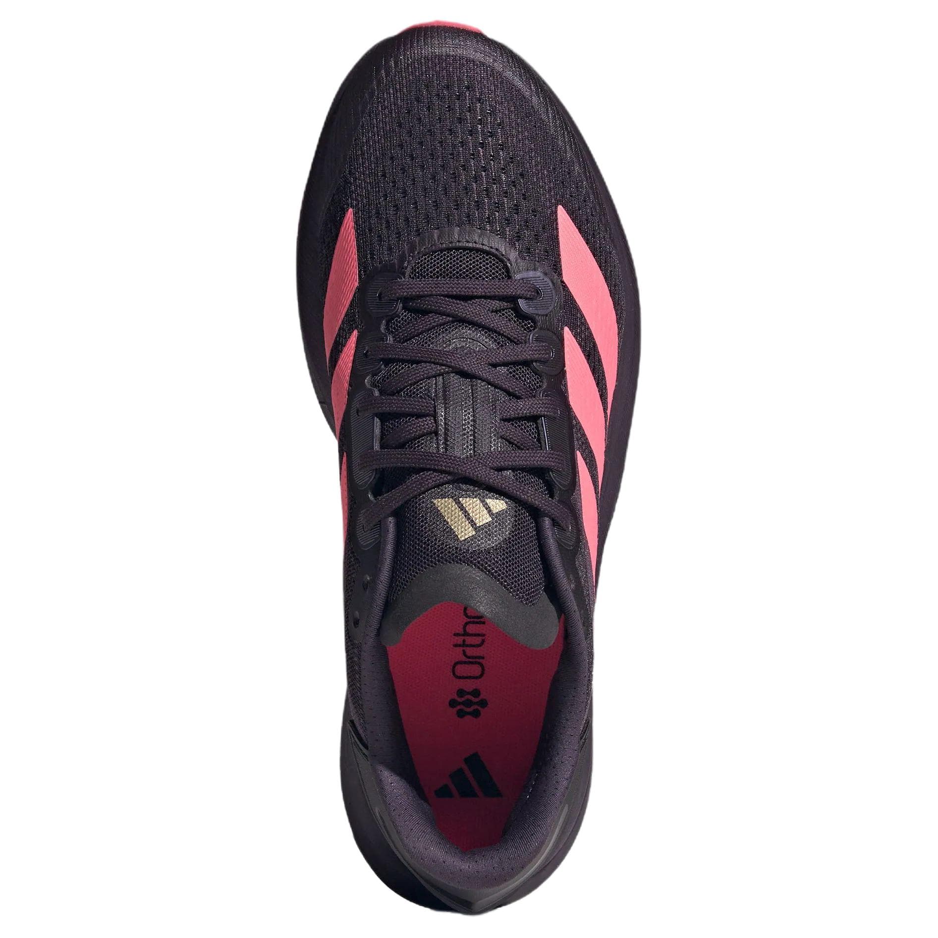 Кроссовки для бега Adidas Duramo Speed 2 Беговые кроссовки Низкий Топ Aurora Черный Кислотный Красный Унисекс - изображение 4