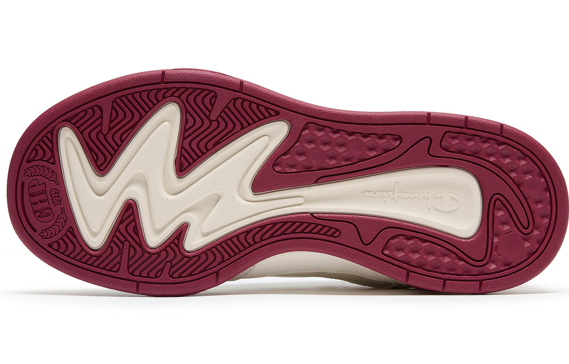 Кроссовки Champion Skate Shoes Low-Top Молочно-белый Лавовый красный Мужской - изображение 5