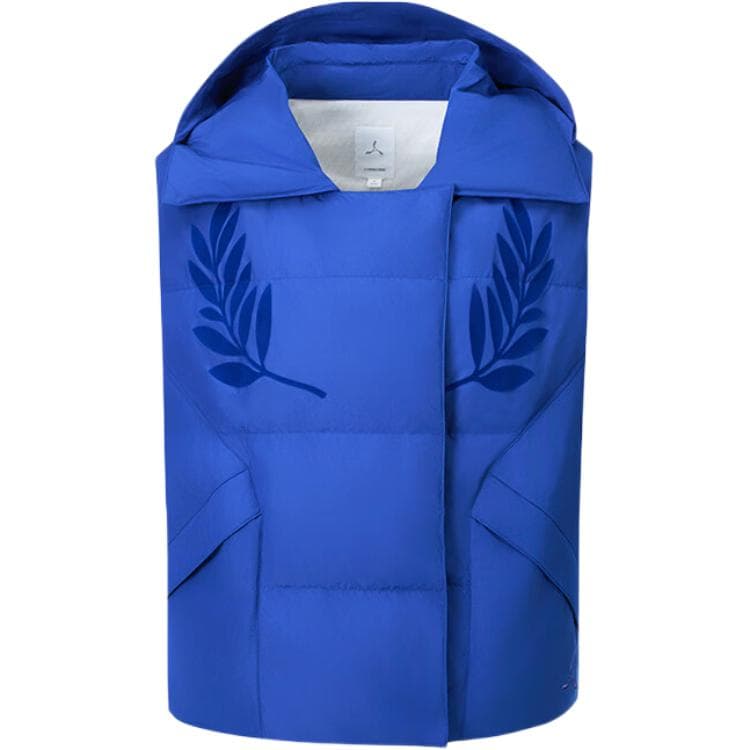 LI NING 1990 Фантастический синий Женские Пуховые жилеты - изображение 1