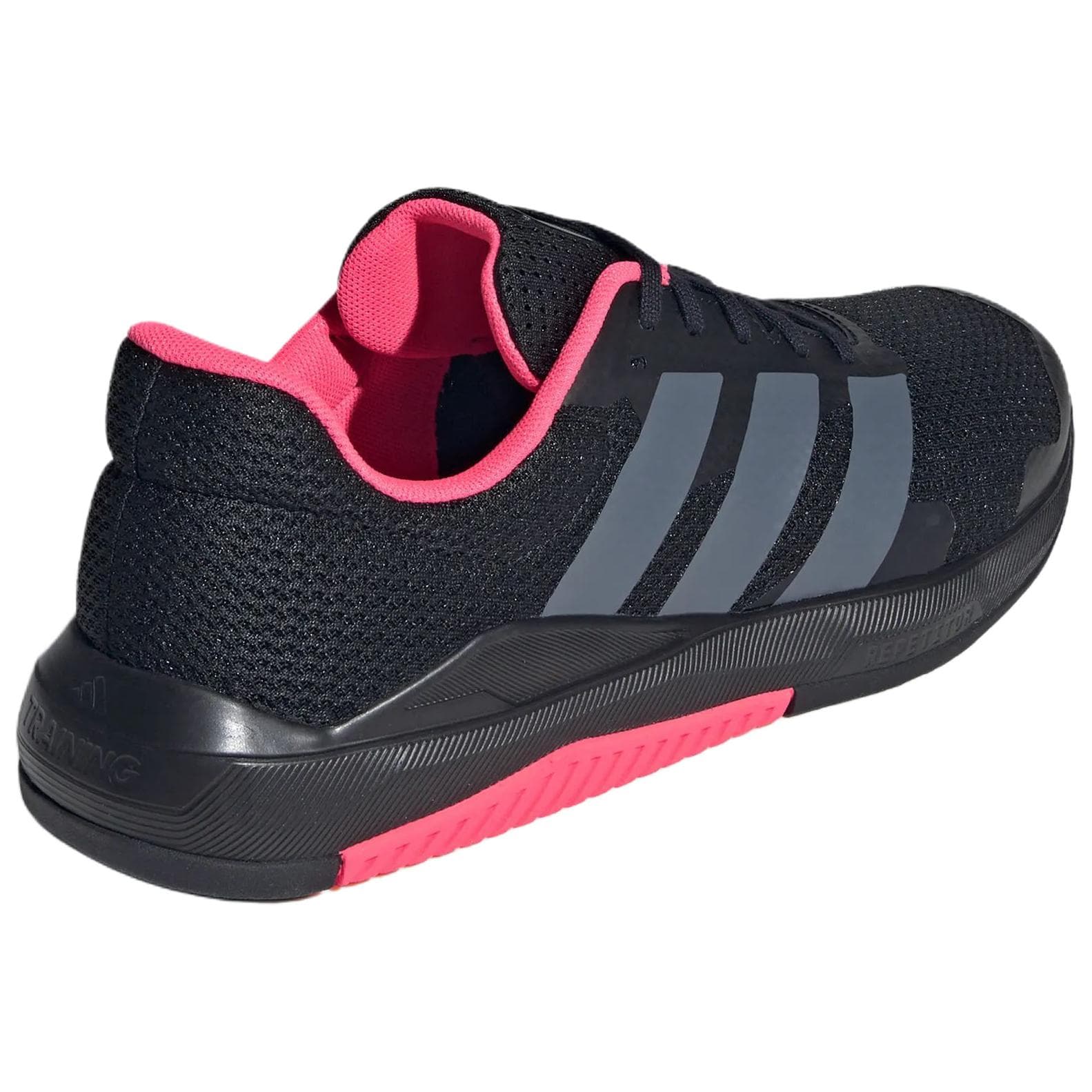 Кроссовки для спортзала Adidas Dropset Тренировочные кроссовки Low Топ Черный Асфальтовый серый Вихрь Неоново-красный Унисекс - изображение 5