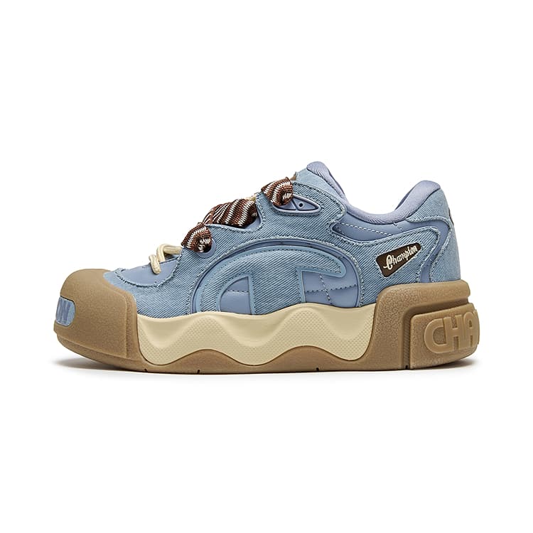 Кроссовки Champion Skate Shoes Low-Top Denim Blue Pine Brown Women's - изображение 1