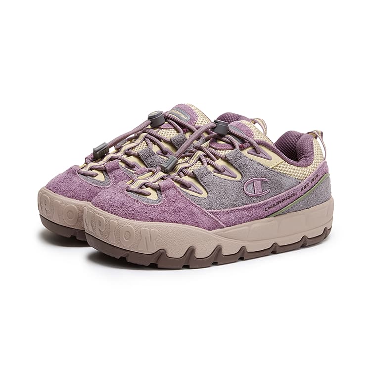 Кроссовки Champion Skate Shoes Low-Top Fig Purple Gull Gray Women's - изображение 3