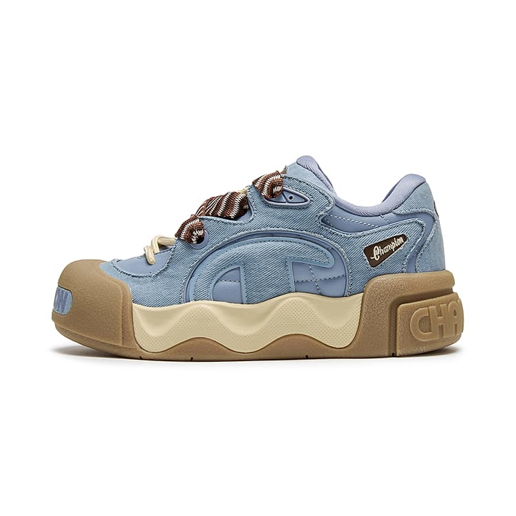 Кроссовки Champion Skate Shoes Low-Top Denim Blue Pine Brown Men's - изображение 1