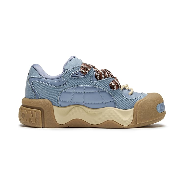 Кроссовки Champion Skate Shoes Low-Top Denim Blue Pine Brown Women's - изображение 2