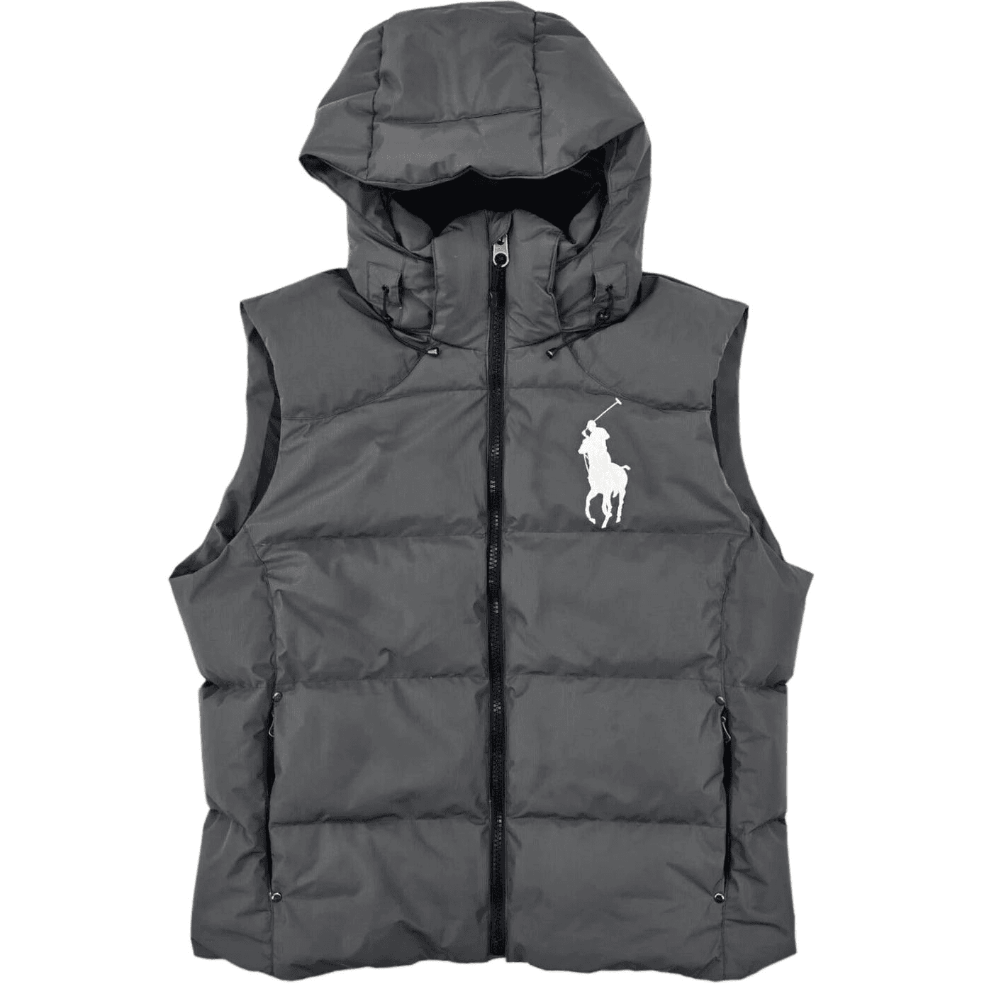 Куртка Polo Ralph Lauren Big pony Серый Мужской Пуховые жилеты - изображение 1