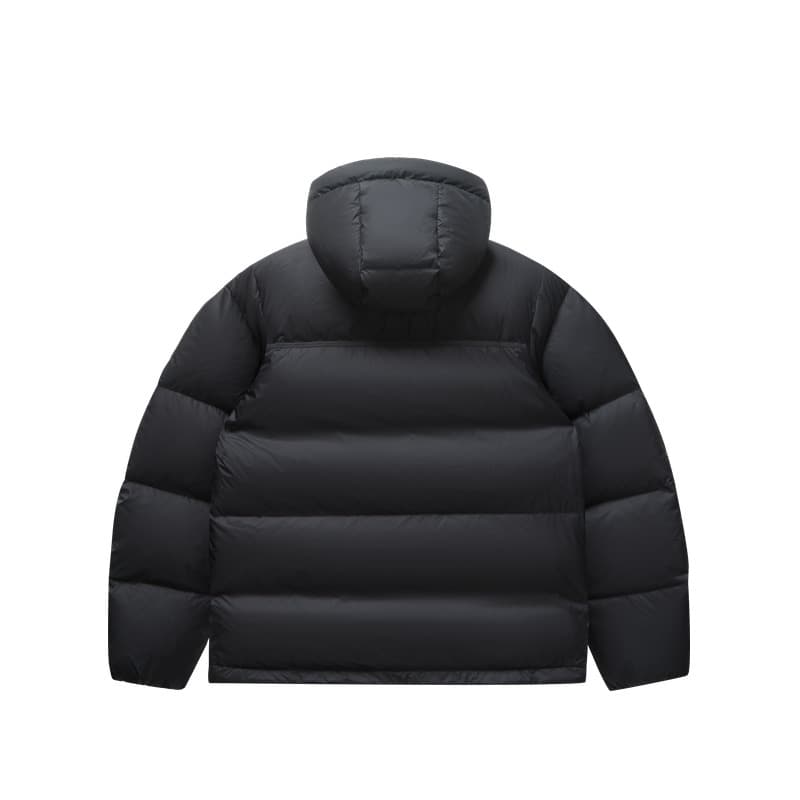 Зимняя куртка FILA FUSION Рабочий стиль Пуховик Мужской Глубокий черный - изображение 2