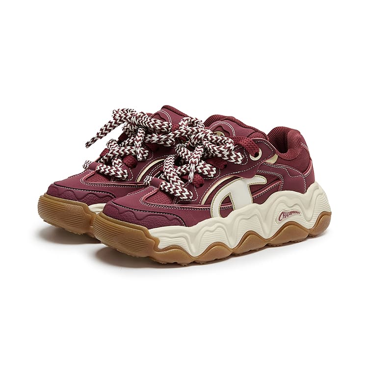 Кроссовки Champion Skate Shoes Low Top Saddle Red Milk White Women's - изображение 3