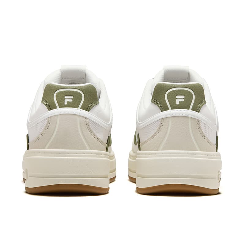 Кроссовки FILA FUSION FX PRO Лоу-топы Скейтборд Обувь Мужская Distinguished Белый KATE Оливково-зеленый - изображение 5