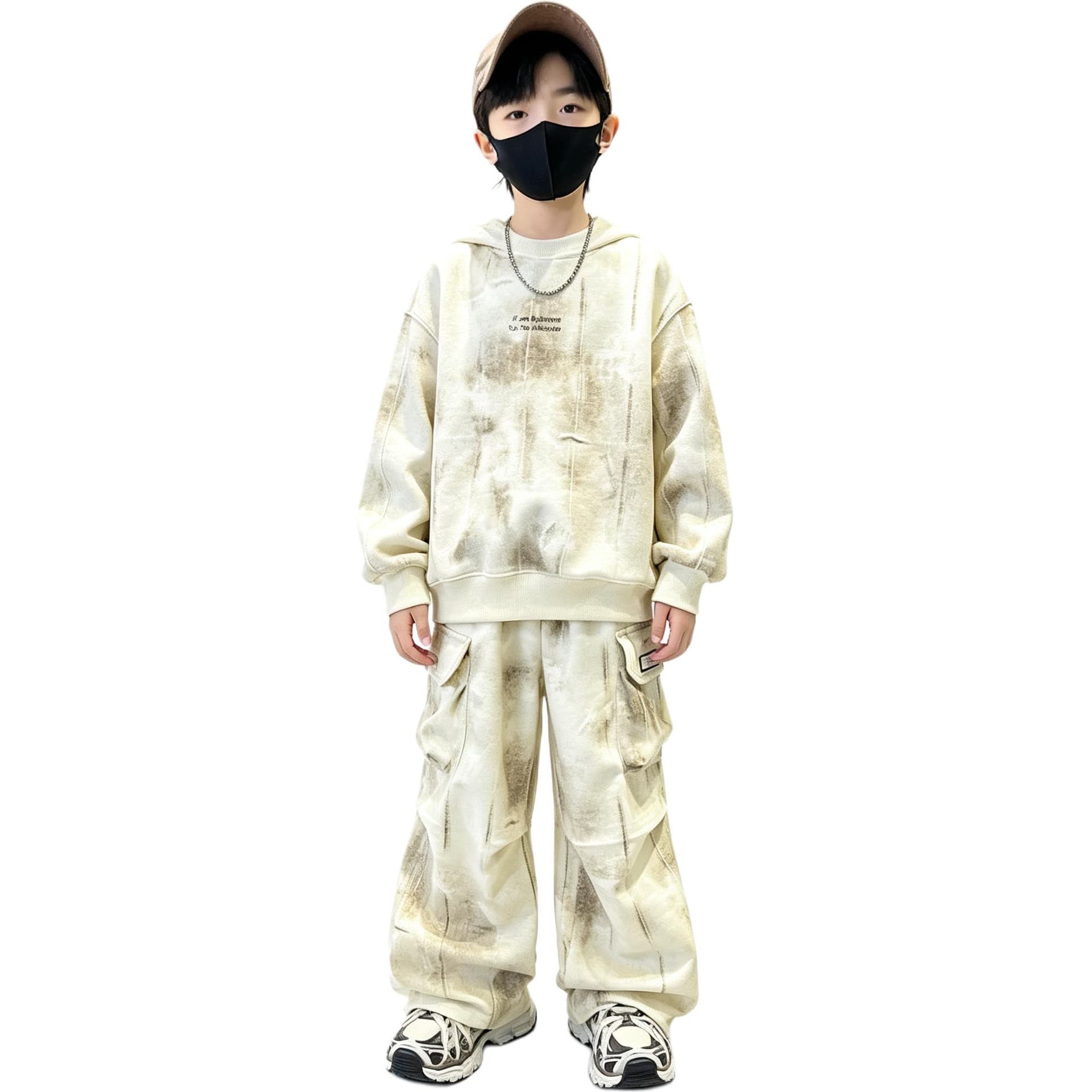 BOBBY ABLEY Бежево-серый Kids Повседневные спортивные костюмы Наборы - изображение 1
