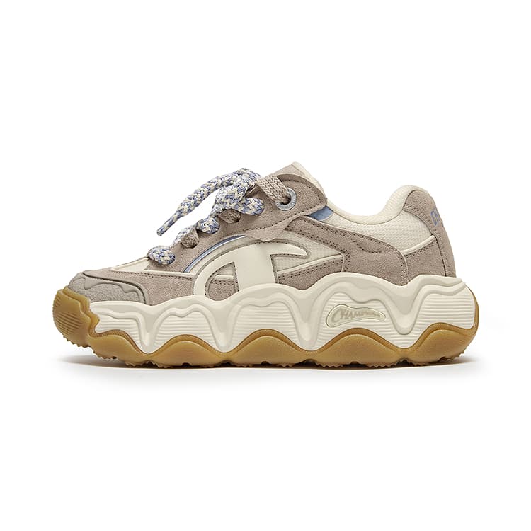 Кроссовки Champion Skate Shoes Low-Top Pine Velvet Light Brown Linen Women's - изображение 1