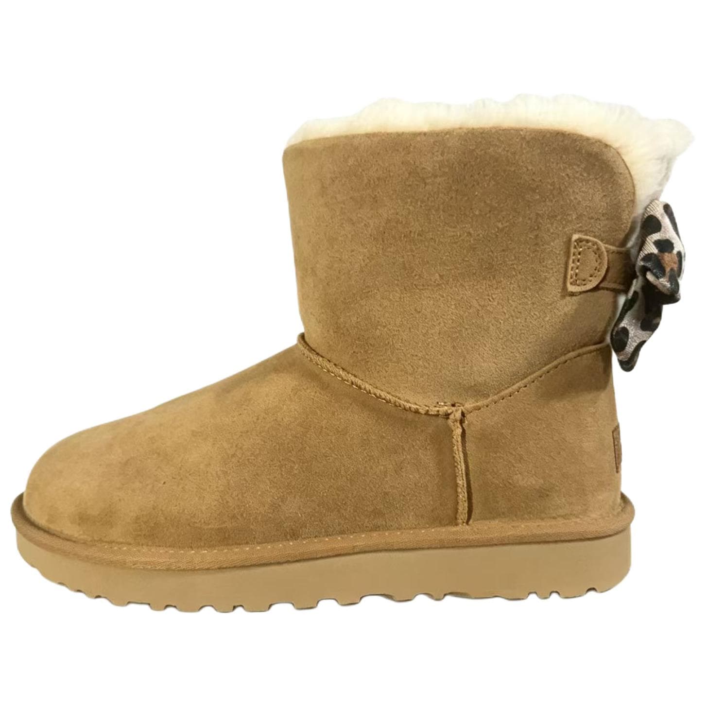Ботинки зимние ugg Bailey Bow Сноубутсы Коричневый Женские - изображение 1