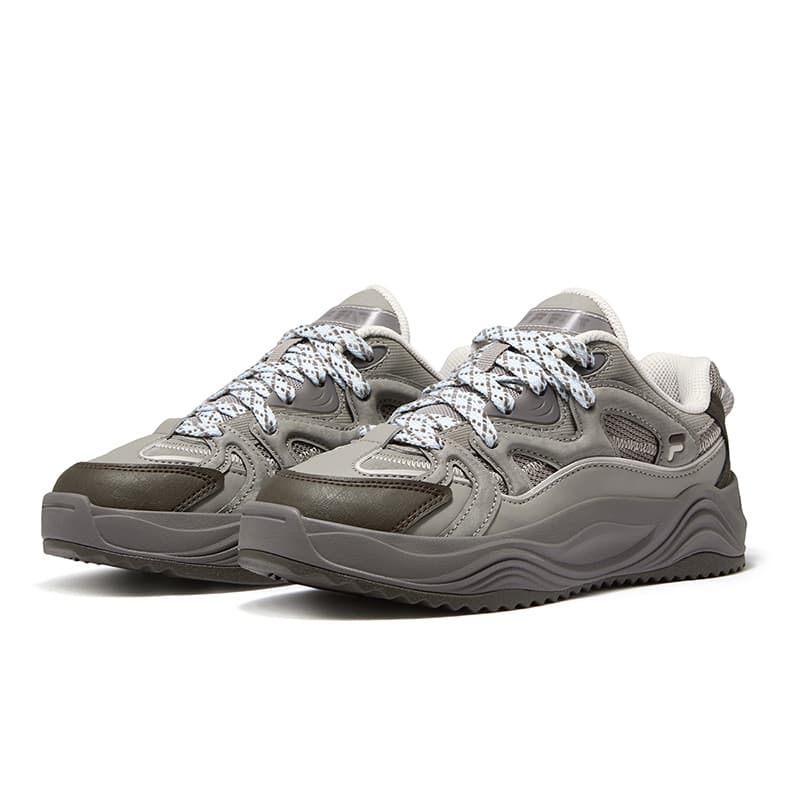 Кроссовки FILA FUSION TARANTO Melody Shoes Повседневная обувь Низкий Топ FLOATING Дымчато-серый Сияющий Синий Женские - изображение 3