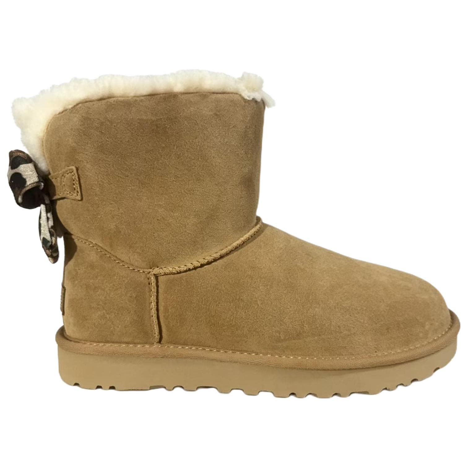 Ботинки зимние ugg Bailey Bow Сноубутсы Коричневый Женские - изображение 2