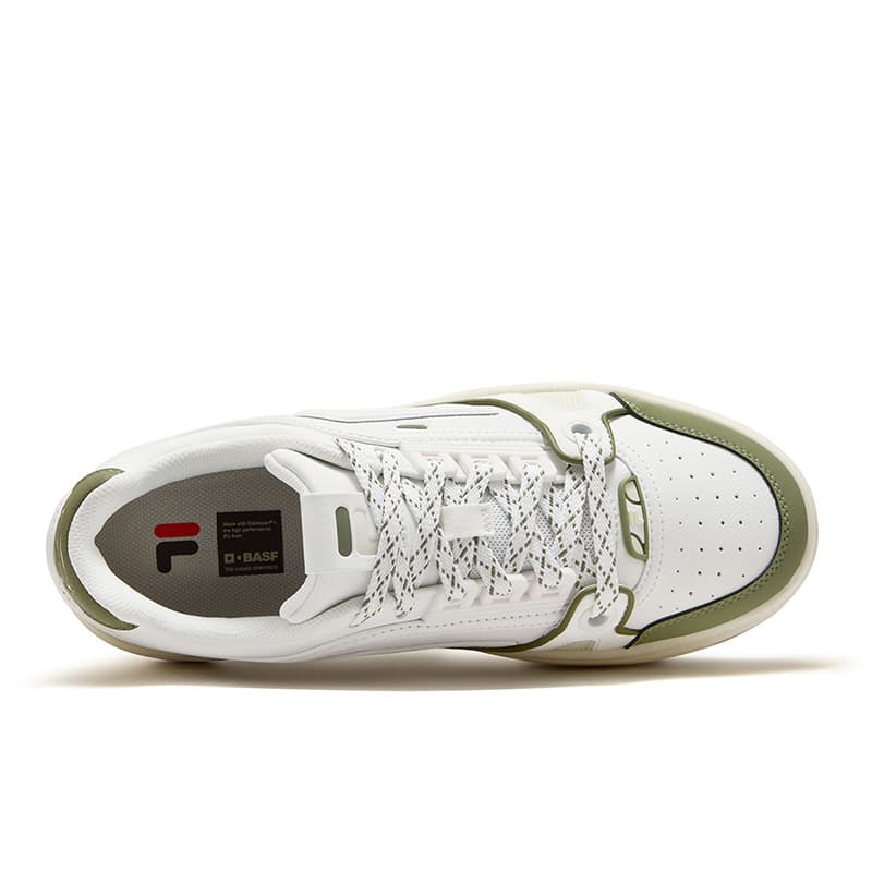 Кроссовки FILA FUSION FX PRO Лоу-топы Скейтборд Обувь Мужская Distinguished Белый KATE Оливково-зеленый - изображение 4