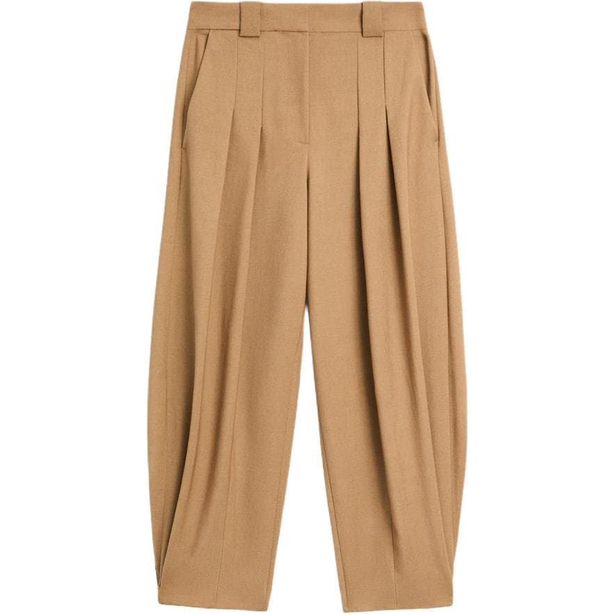 Штаны Massimo Dutti Коричневый Женские Повседневные брюки - изображение 1