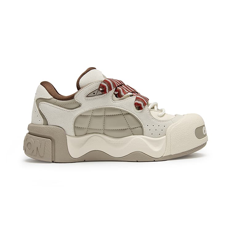 Кроссовки Champion Skate Shoes Low Top Молочно-белый Шишечно-коричневый Мужской - изображение 2
