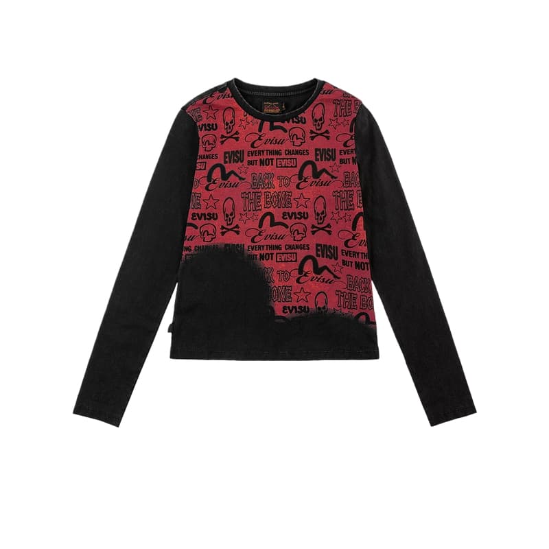 Футболка EVISU Черный Женские Футболки - изображение 1