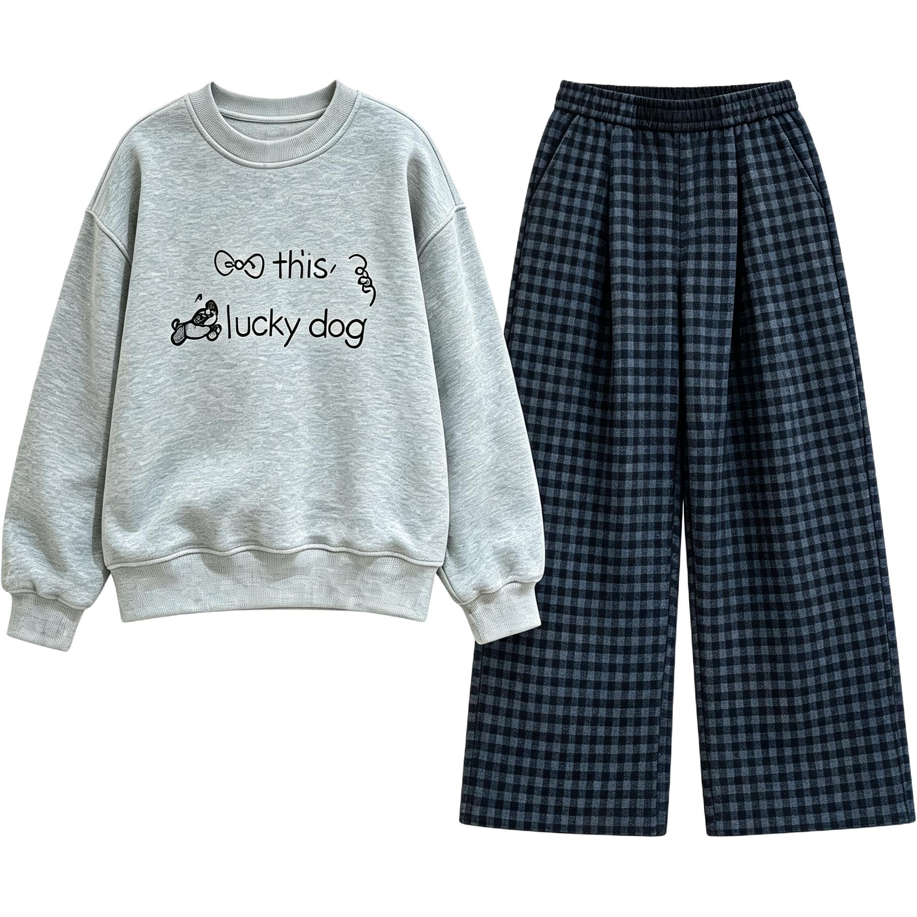 SHIBU 99971 Свитшот + Брюки Kids Повседневный Спортивный Костюм Комплекты - изображение 1
