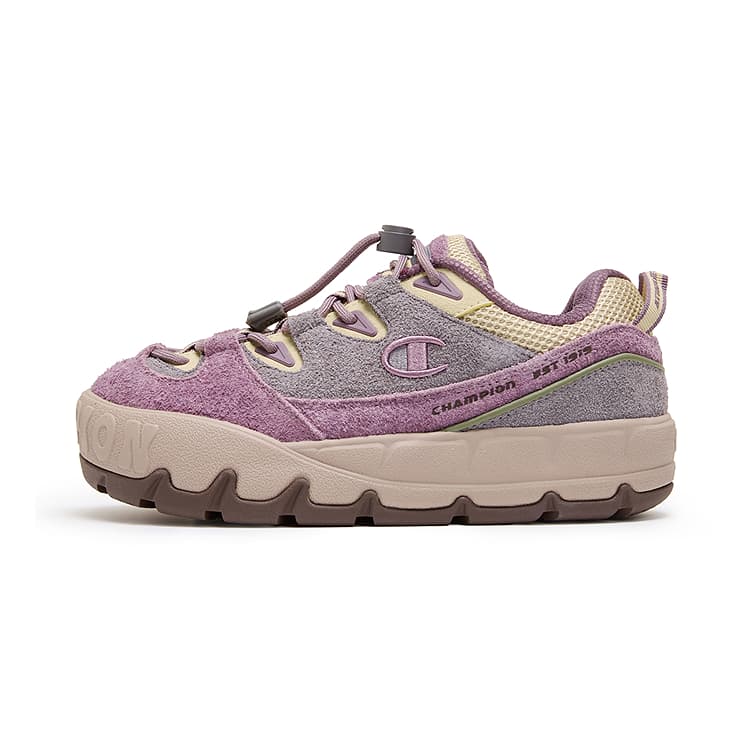 Кроссовки Champion Skate Shoes Low-Top Fig Purple Gull Gray Women's - изображение 1