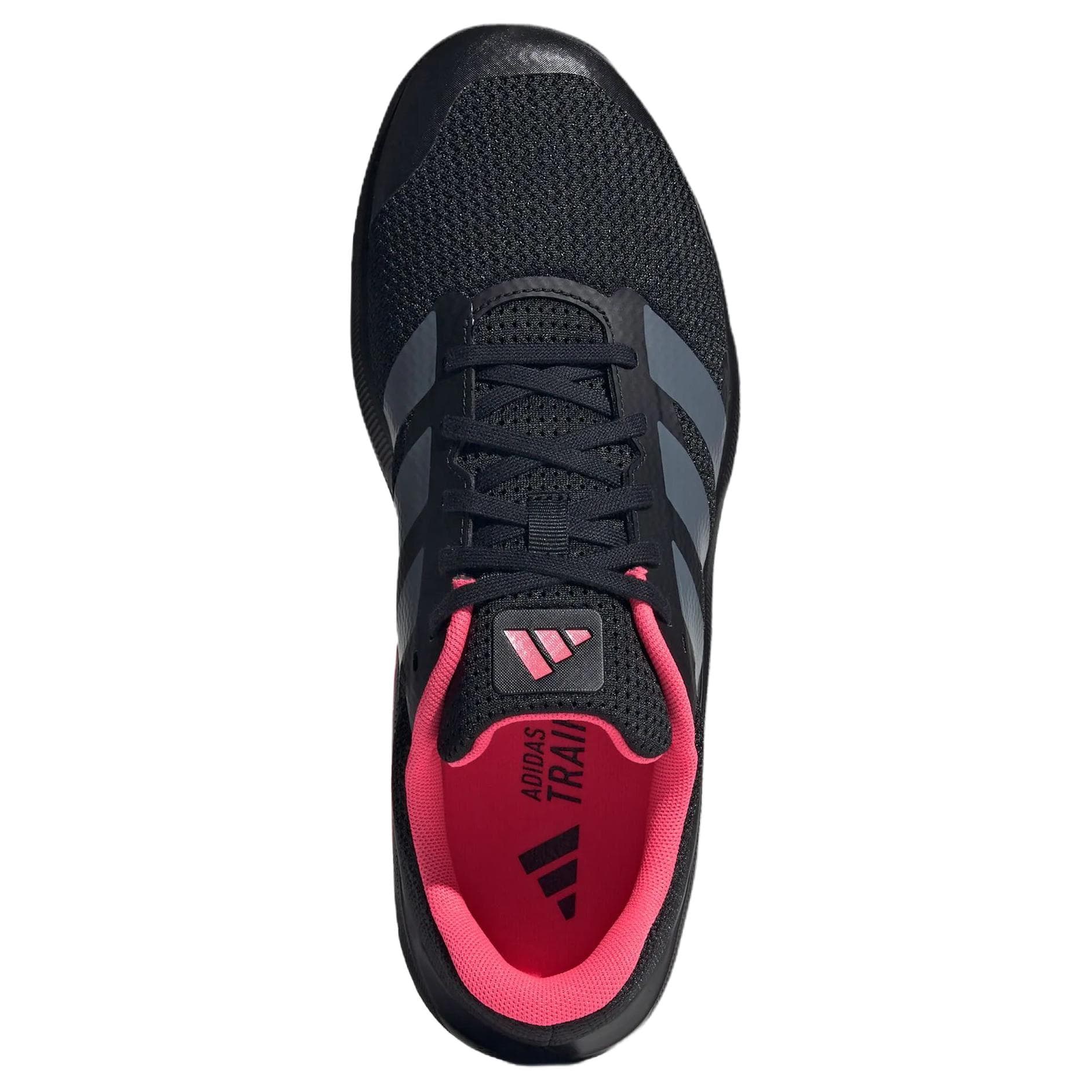 Кроссовки для спортзала Adidas Dropset Тренировочные кроссовки Low Топ Черный Асфальтовый серый Вихрь Неоново-красный Унисекс - изображение 4